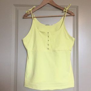 Athleta Yellow “Tear Away B4 U Play” Top